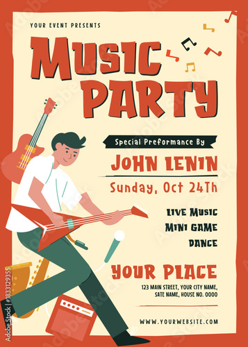 Music Party Flyer