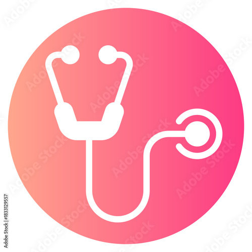 stethoscope gradient icon