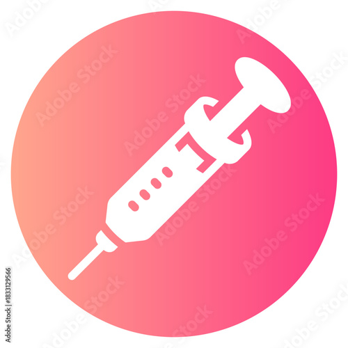 syringe gradient icon