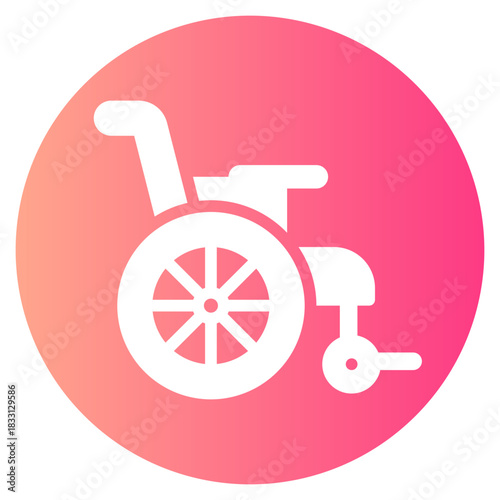wheelchair gradient icon