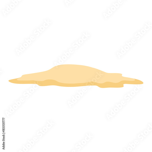 Pile of beach sand vector illustration