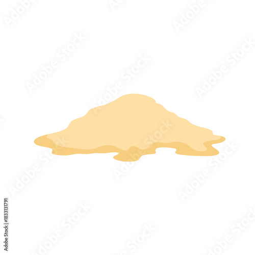 Pile of beach sand vector illustration
