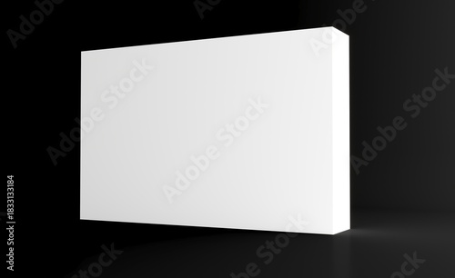Mockup for press wall, pop up. Template. Blank wall. Blank mock-up box product isolated.	

