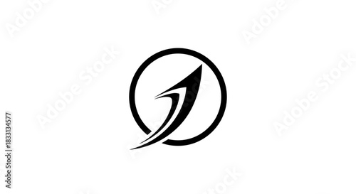 Sleek Arrowhead Logo Design Symbol of Progress and Innovation.