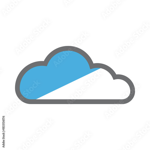 Cloud logo vector template