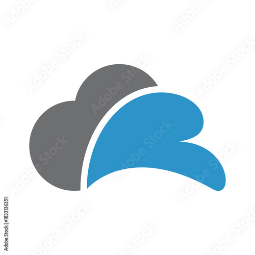 Cloud logo vector template