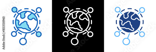 Trading Network triplestyle icon