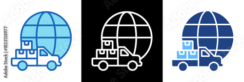 Global Supply Chain triplestyle icon