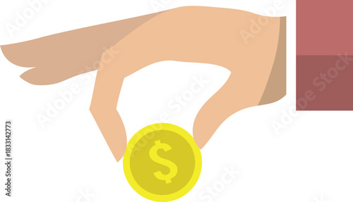 hand holding money