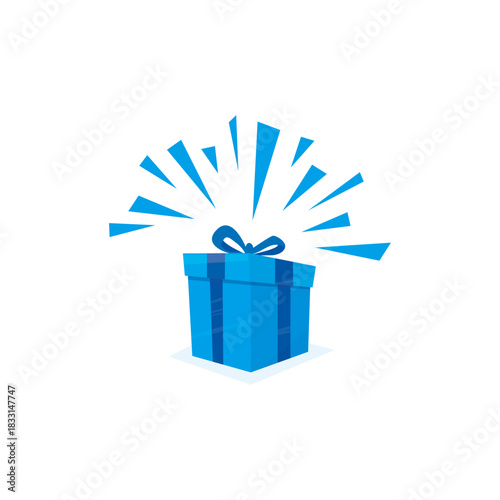 Gift Icons. Gift Box Giveaway Icon. Giveaway Present Icon Vector Illustration. Giveaway Logo Template Design Social Media.