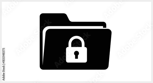 Secure Folder Icon Protecting Data and Privacy with Encryption.