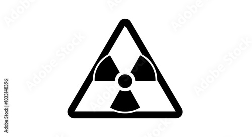 Radioactive Hazard Symbol A Clear Warning of Nuclear Danger.