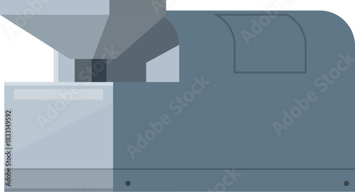Industrial recycling machine processing waste materials for sustainable resource management