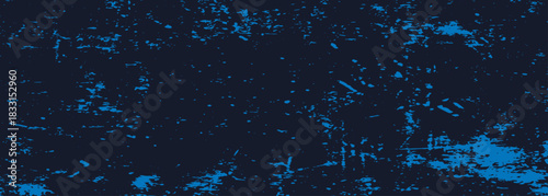 Dark background with blue grunge texture for banners and websites. Vector illustration