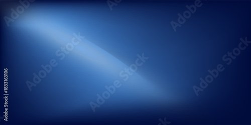 Gradient blue abstract background with a soft curve and smooth lighting.eps.10