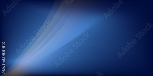 rainbow over Abstract blue gradient background with soft curves and subtle lighting.eps.10