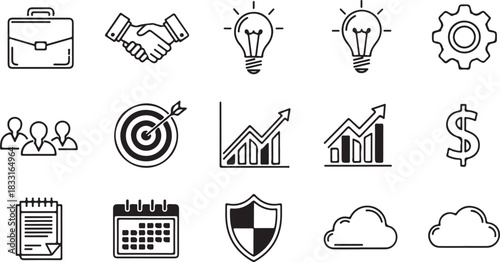 set of vector icons of music