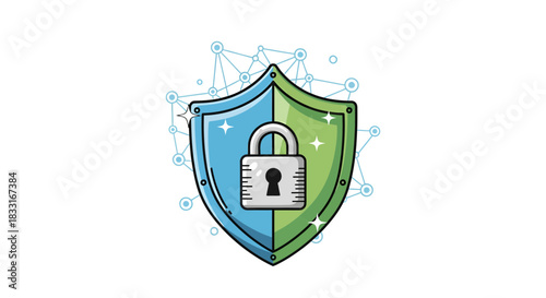 Digital safety shield with connected network protecting data and information security