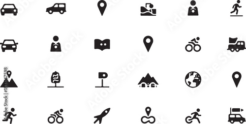 set of icons