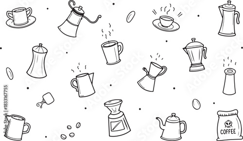 seamless pattern with beer