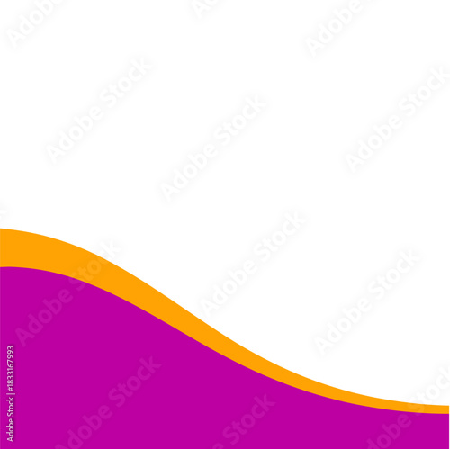 Abstract divider shape. Business Separator Footer Illustration.