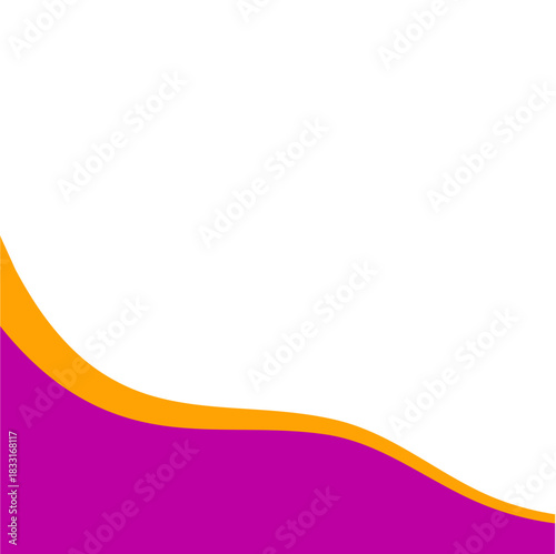 Abstract divider shape. Business Separator Footer Illustration.