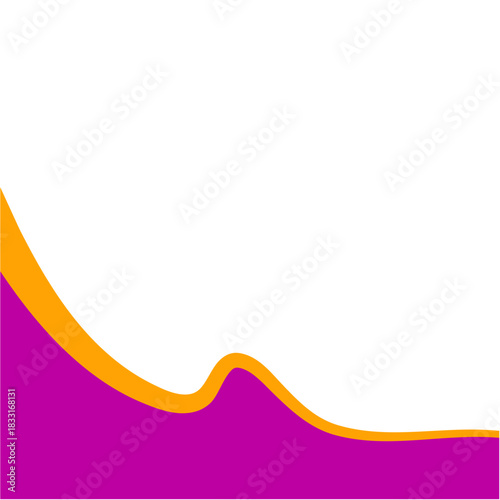Abstract divider shape. Business Separator Footer Illustration.