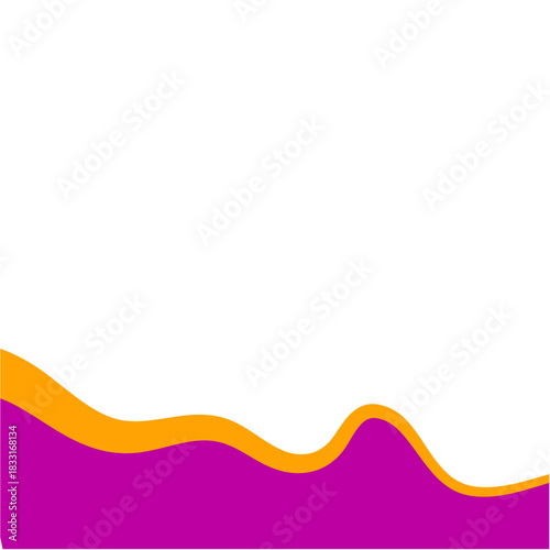 Abstract divider shape. Business Separator Footer Illustration.