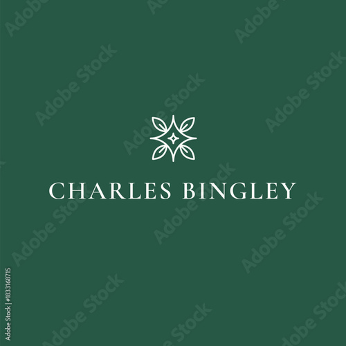 Vintage real estate logo template with classic design elements