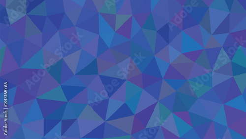 Abstract Polygonal Background with Geometric Shapes and Blue Purple Tones