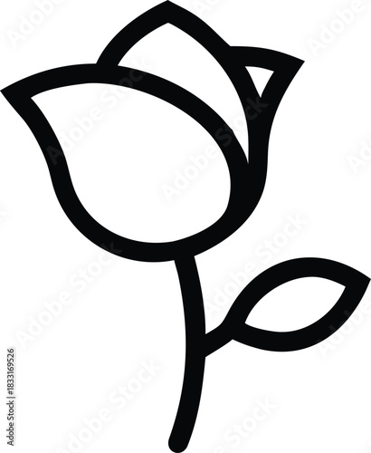 A vibrant red apple with a single green leaf attached showcasing its smooth skin and perfect round shape isolated on white background.