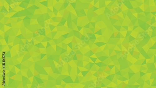 Green polygon mosaic background with modern and fresh style texture