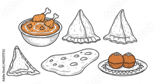 Enticing medley of delectable Indian dishes showcasing a culinary adventure experience