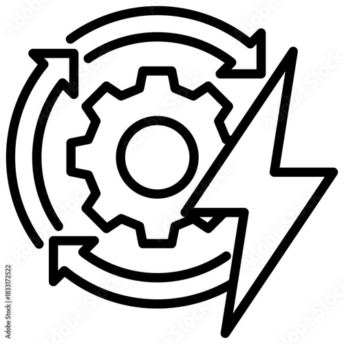 Energy Effciency Icon