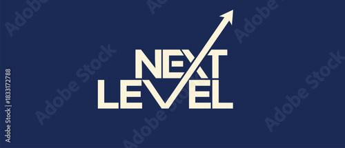 Abstract modern Next level logo template vector graphics for business and company identity