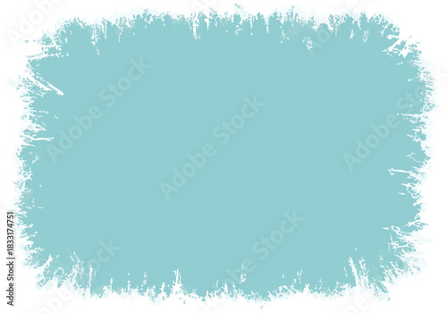 Abstract light blue textured background with a rough white border frame effect perfect for modern graphic design projects