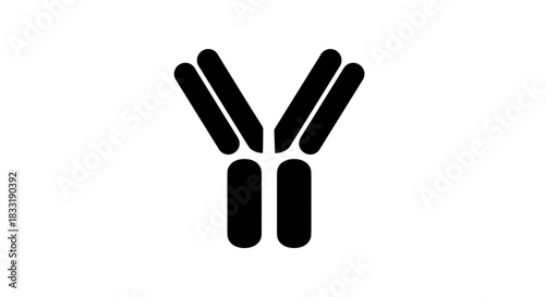 Antibody Icon A Simple Representation of Immune Defense.