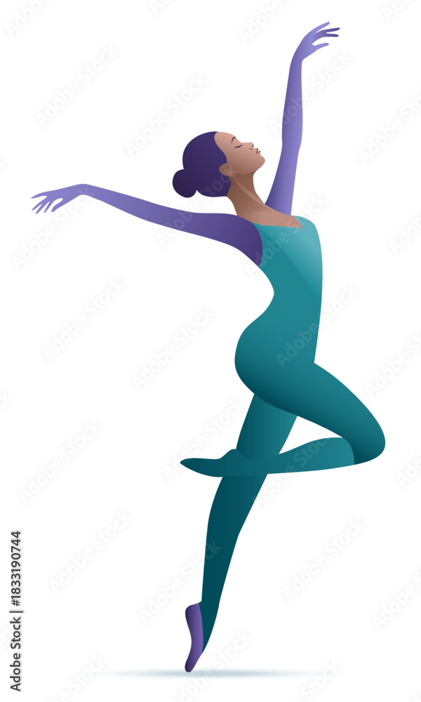 Fototapeta premium Women contemporary dance