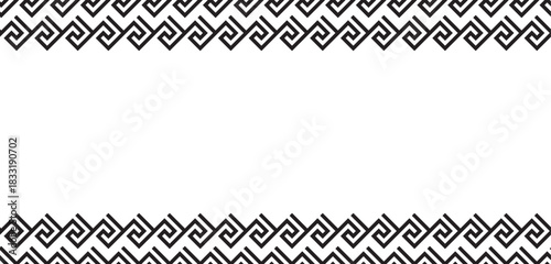 greek seamless pattern. old ancient ornament with key element. Abstract black and white geometric line. Vector background for the fabric cloth, ceramic floor, ornament textile, texture