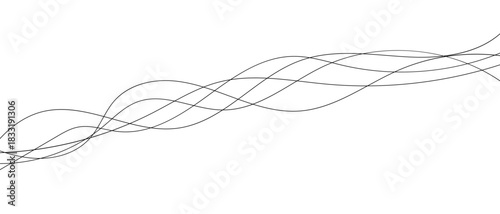 Thin line wavy abstract vector background. Curve wave pattern. Christmas border frame. Merry Christmas Candy Vector line art striped graphic template. New Year picture. Banner christmas Xmas card jpg.