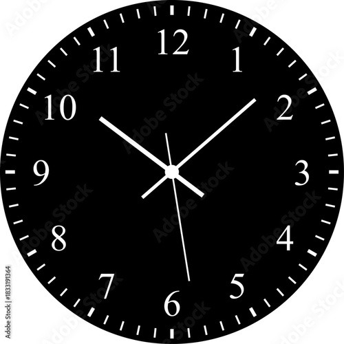 Vintage and modern clock faces with Roman numerals retro hands, modern. Mechanical clock faces, arabic numerals, bezel. Timer, stopwatch. Analog Face Blank clock dial with hours, minutes, and seconds 