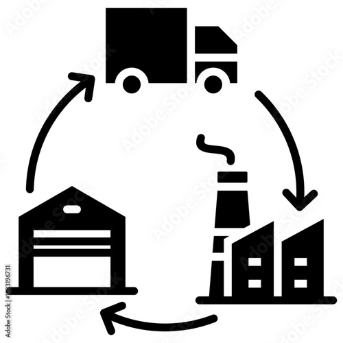 Supply Chain Icon