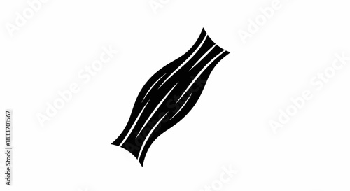 Muscle Fiber Illustration Anatomy and Strength Representation.