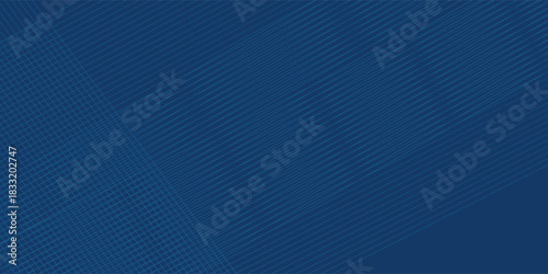 Bright blue dynamic abstract vector background with diagonal lines. 3d business presentation banner cover for sales event evening party.