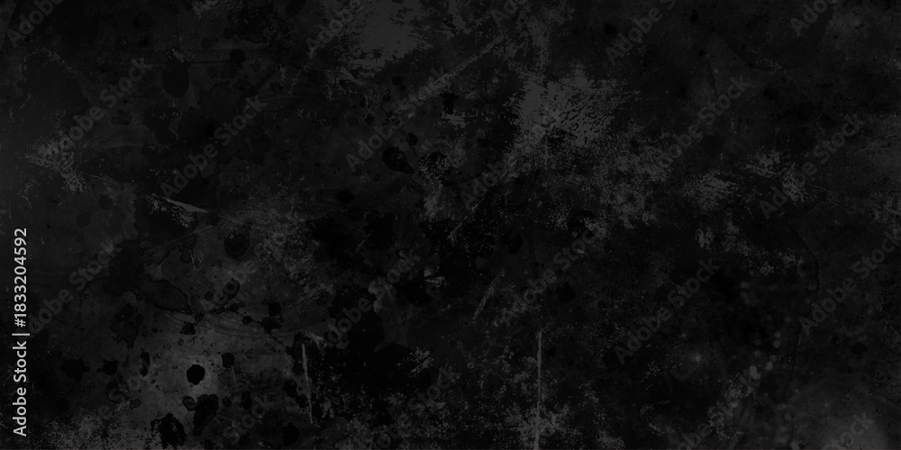 Obraz premium Abstract grunge background design with textured black stone concrete wall. abstract dark black background backdrop studio, cement concrete wall texture. marble texture background concrete.