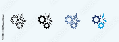 Disruption Multiple Style Icon