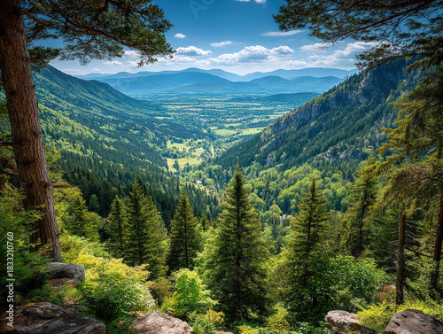 Catskill mountains landscape