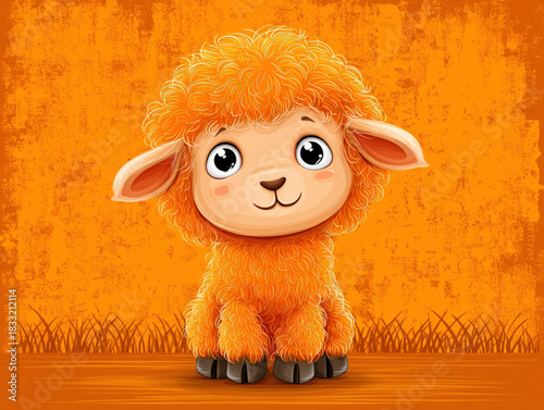 Farm animal cartoon character
