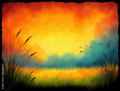 Farm background texture