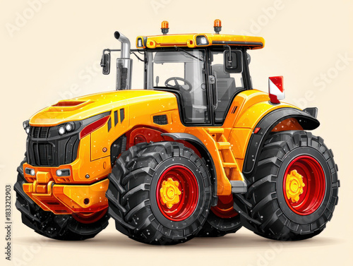 Farming tractor vehicle
